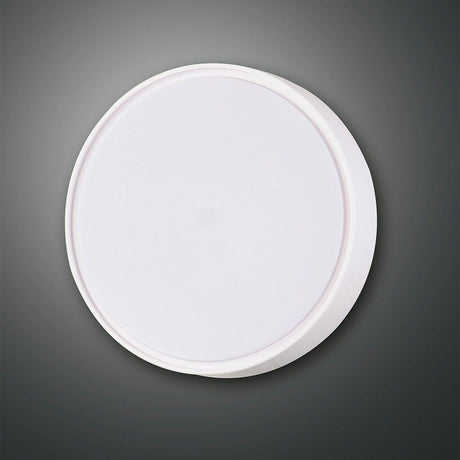 Hatton Deckenlampe in Weiß, moderne Deckenlampe, runde Form, minimalistische Beleuchtung für jeden Raum.