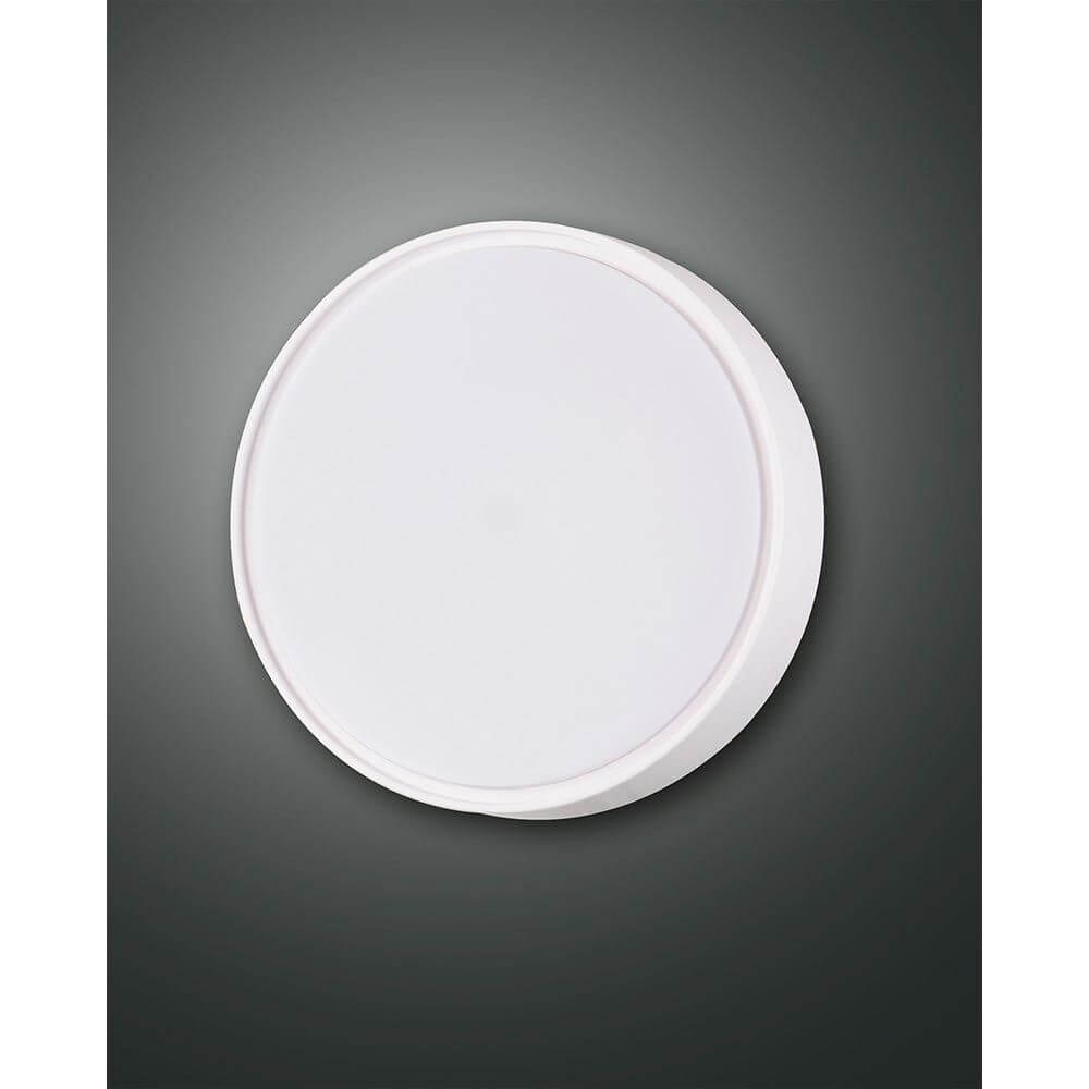 Hatton LED Außen-Deckenleuchte Weiß IP65