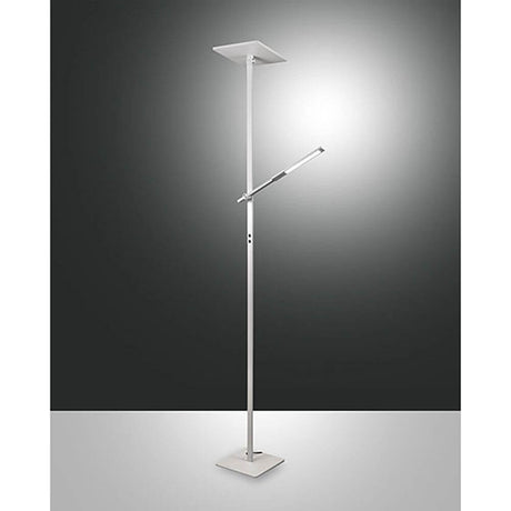 Ideal LED Stehleuchte 2-flammig in modernem Design, ideal für stimmungsvolle Beleuchtung im Wohnraum.