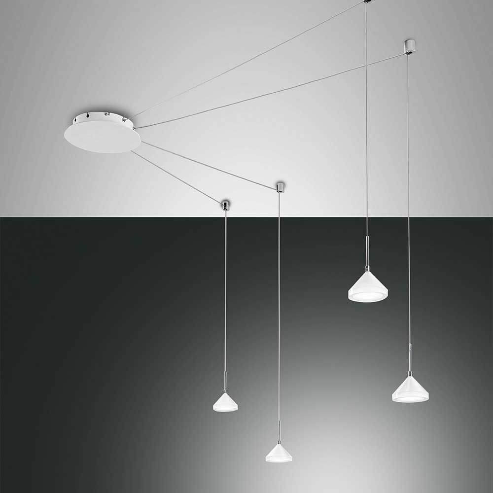 Isabella LED Pendelleuchte mit drei hängenden Leuchten, modernes Design und elegantes Licht für jeden Raum.