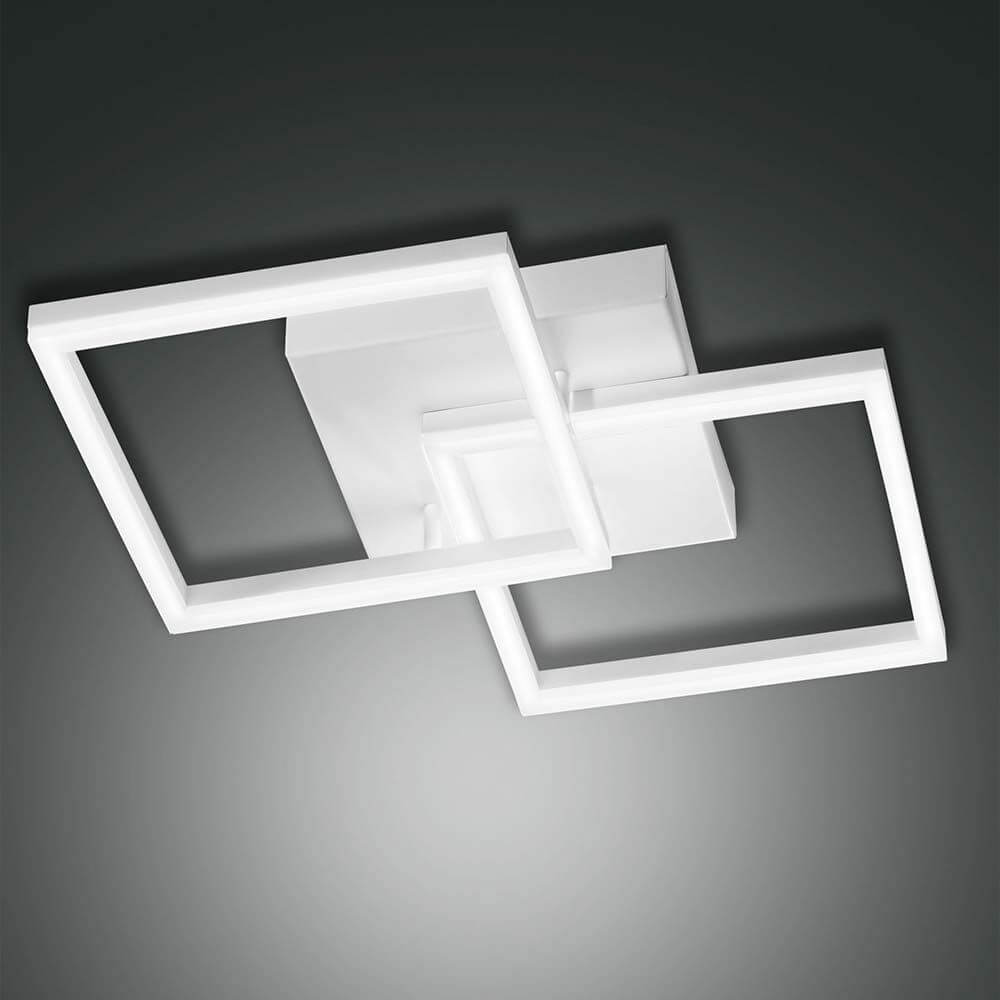 LED Deckenleuchte Bard 3510lm Weiß in modernem Design mit klaren Linien und gleichmäßiger Lichtverteilung.