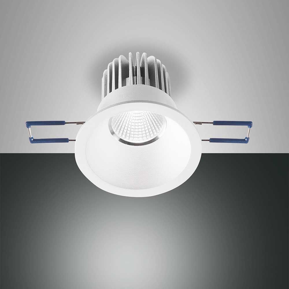 LED-Einbauspot Sigma mit versenkter Fassung in elegantem Design, ideal für moderne Innenräume.