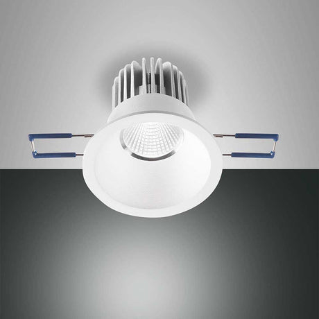 LED-Einbauspot Sigma mit versenkter Fassung in elegantem Design, ideal für moderne Innenräume.