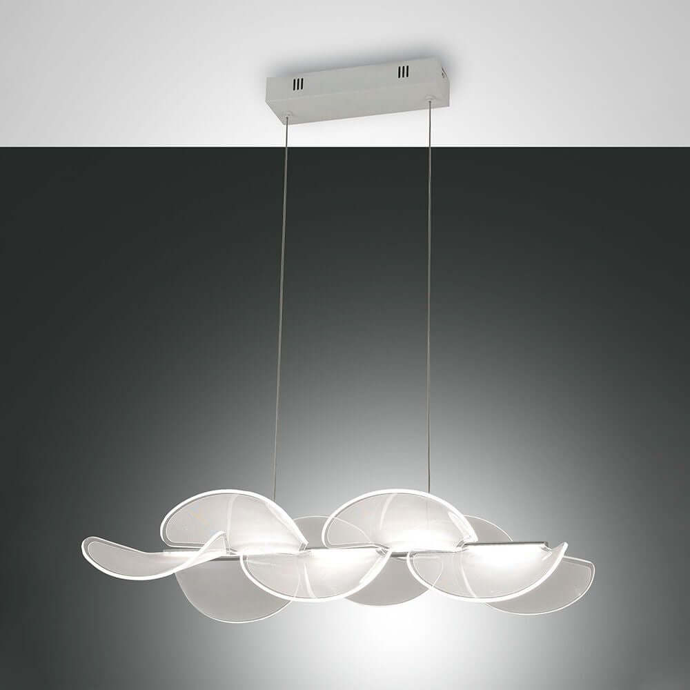 LED Pendelleuchte Sylvie in Weiß – elegante und moderne Lichtlösung für jeden Raum.