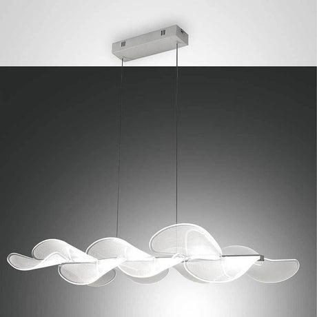 LED Pendelleuchte Sylvie in Weiß – moderne Hängeleuchte mit elegantem Design und warmem Licht.