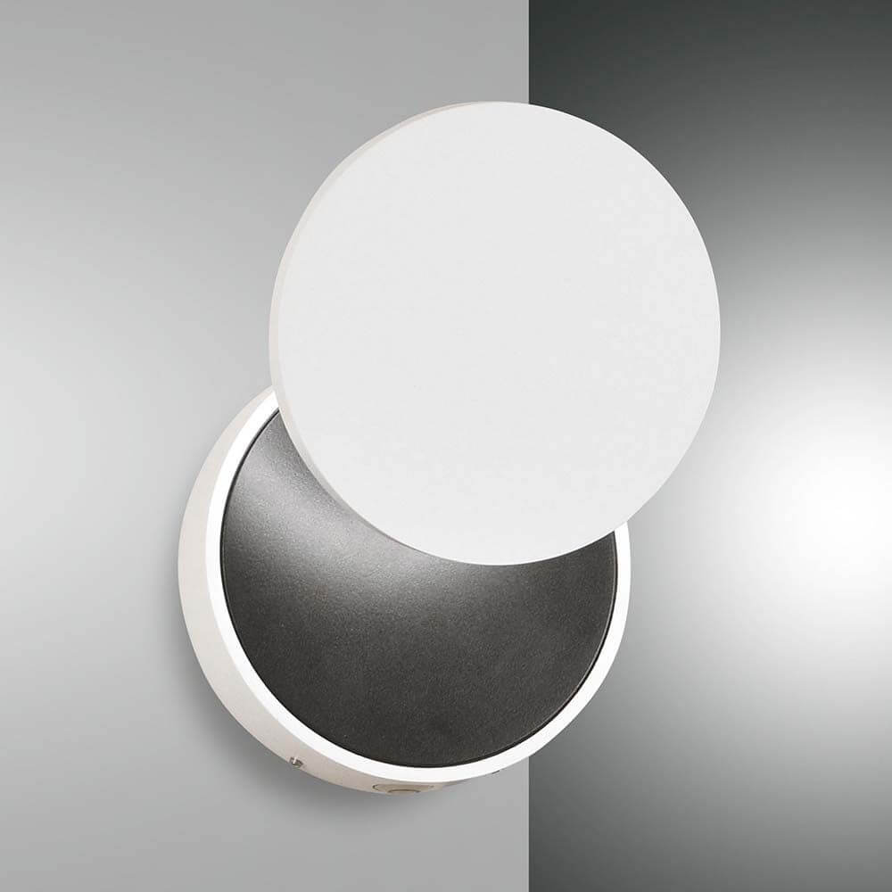 LED Wandlampe Ara 720+360lm Weiß, moderne Wandleuchte mit elegantem Design für Schlafzimmer und Wohnzimmer.