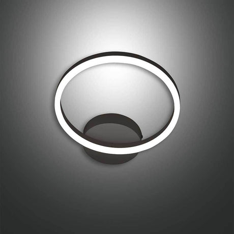 LED Wandleuchte Giotto Ø 30cm mit modernem Design und angenehmem Licht.