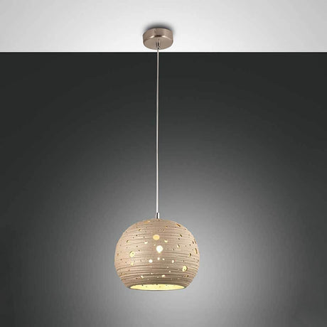 Pendellicht Corvara Ø 25cm in moderner Optik mit einzigartigen Lichtmustern und harmonischer Stimmung.