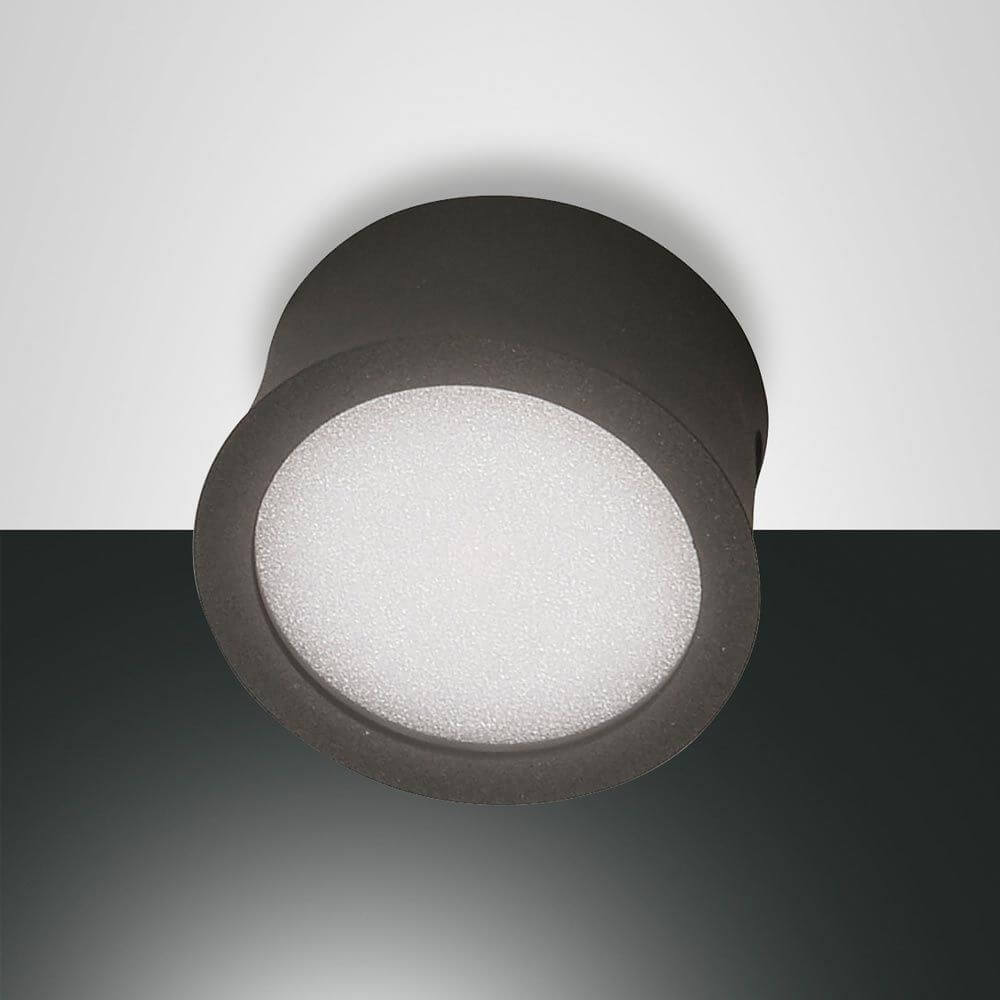 Ponza Spot Anthrazit - moderner Aufbau-Spot mit LED, 630 Lumen, elegante taillierte Form.