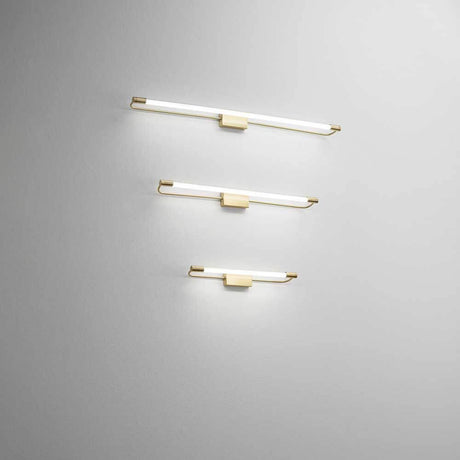 Moderne Rapallo LED Wandleuchte in drei Varianten an der Wand.