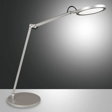 Moderne Regina LED Tischleuchte Metall mit flexiblem Arm und eleganter Basis.