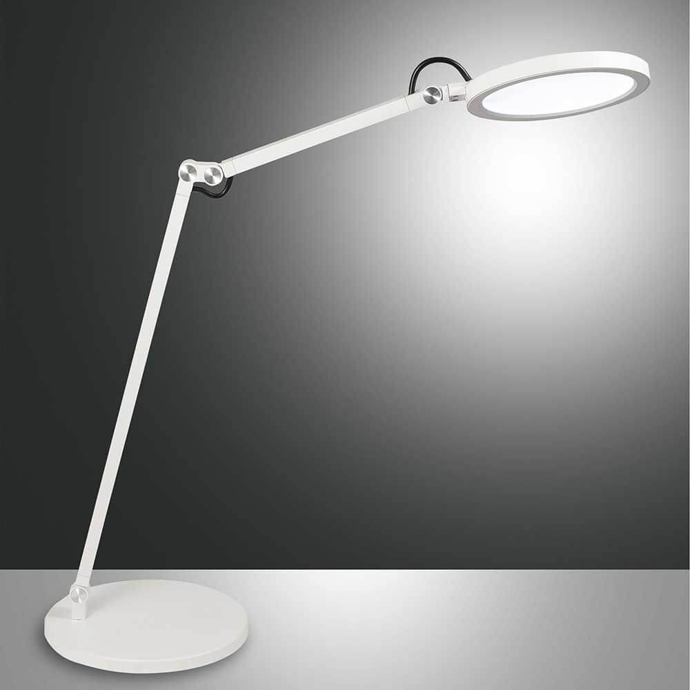 Moderne Regina LED Tischleuchte Metall mit verstellbarem Arm und hellem Licht, perfekt für jeden Arbeitsplatz.
