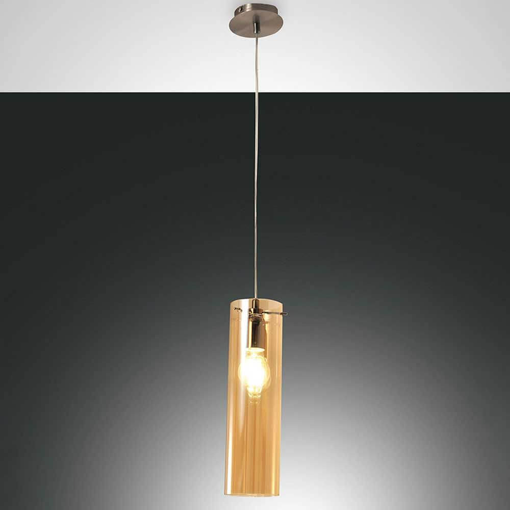 Sintesi Pendelleuchte Ø 10cm mit schickem Glasdesign und weicher Lichtquelle.