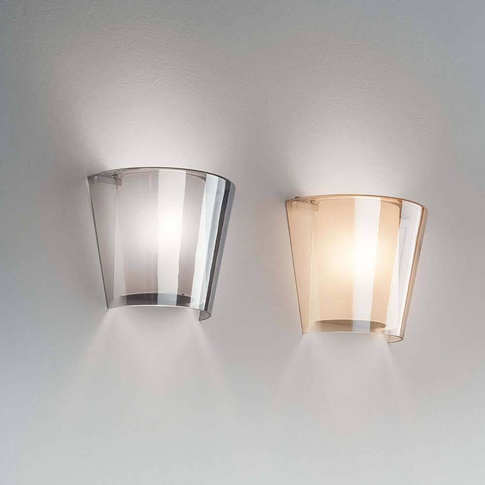 Viki Flur- & Wandleuchte Glas