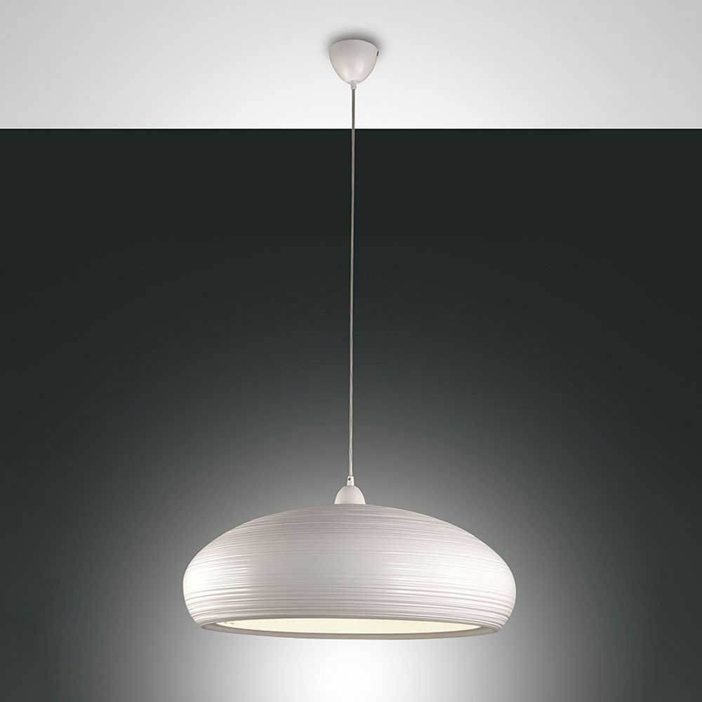 moderne Pendelleuchte Lodge Metall in eleganter, abgerundeter Form, ideal für moderne Interieurs.
