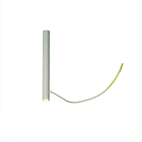 Fabbian Ari LED pendant light 30 cm without canopy in white with cable.