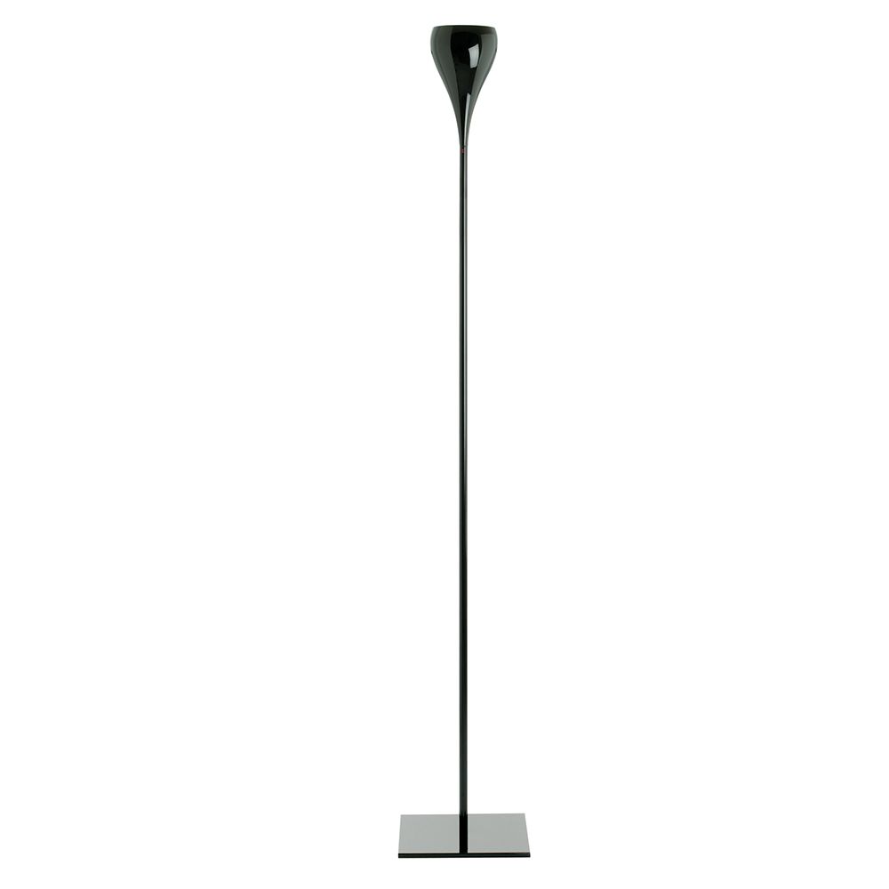 Fabbian Bijou Stehleuchte Ø 16cm in elegantem Schwarz mit schlichtem Design für moderne und klassische Räume.