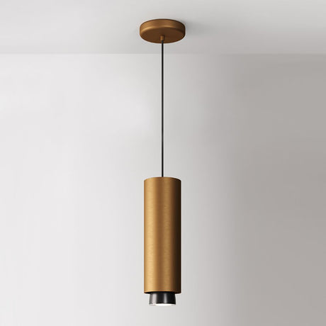 Fabbian Claque LED pendant light Large 30cm in a modern design and brown finish.