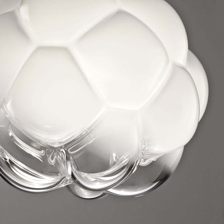 Fabbian Cloudy ceiling light Ø 26 cm made of mouth-blown glass for stylish room lighting.