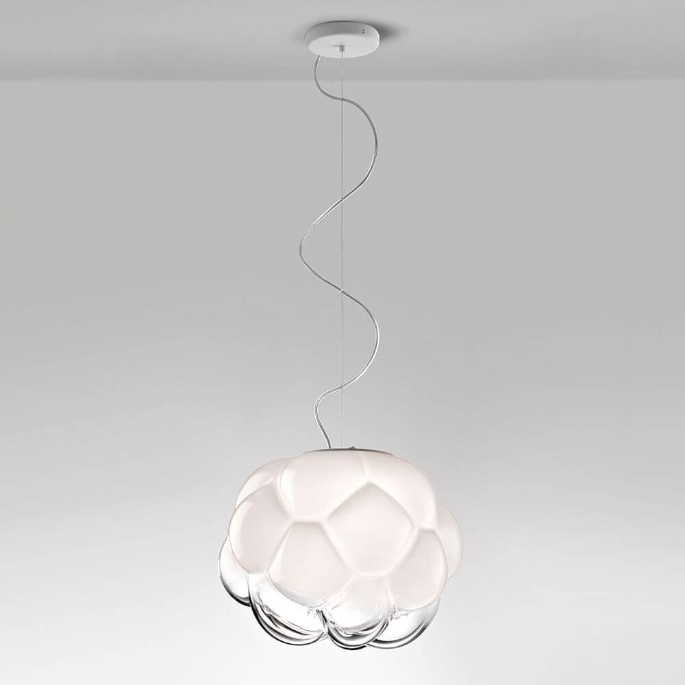 Fabbian Cloudy Pendelleuchte Ø 40cm in kreativen Design, ideal für moderne und klassische Räume.