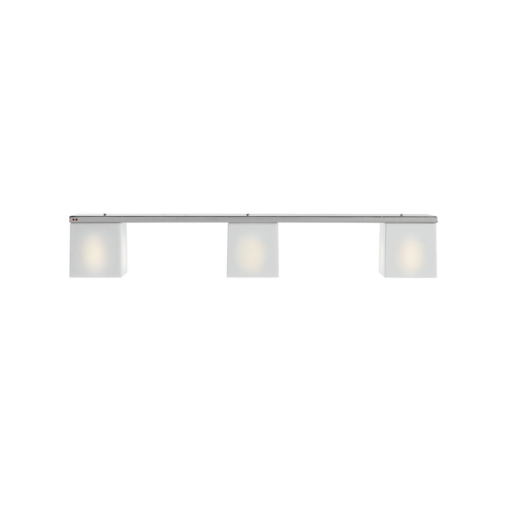 Fabbian Cubetto Deckenlampe 3-flammig mit transparentem Diffusor in klassischem Design