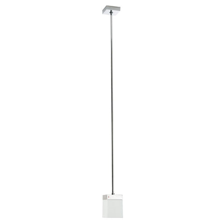 Fabbian Cubetto pendant light with modern design and clear diffuser, ideal for modern and classic settings.