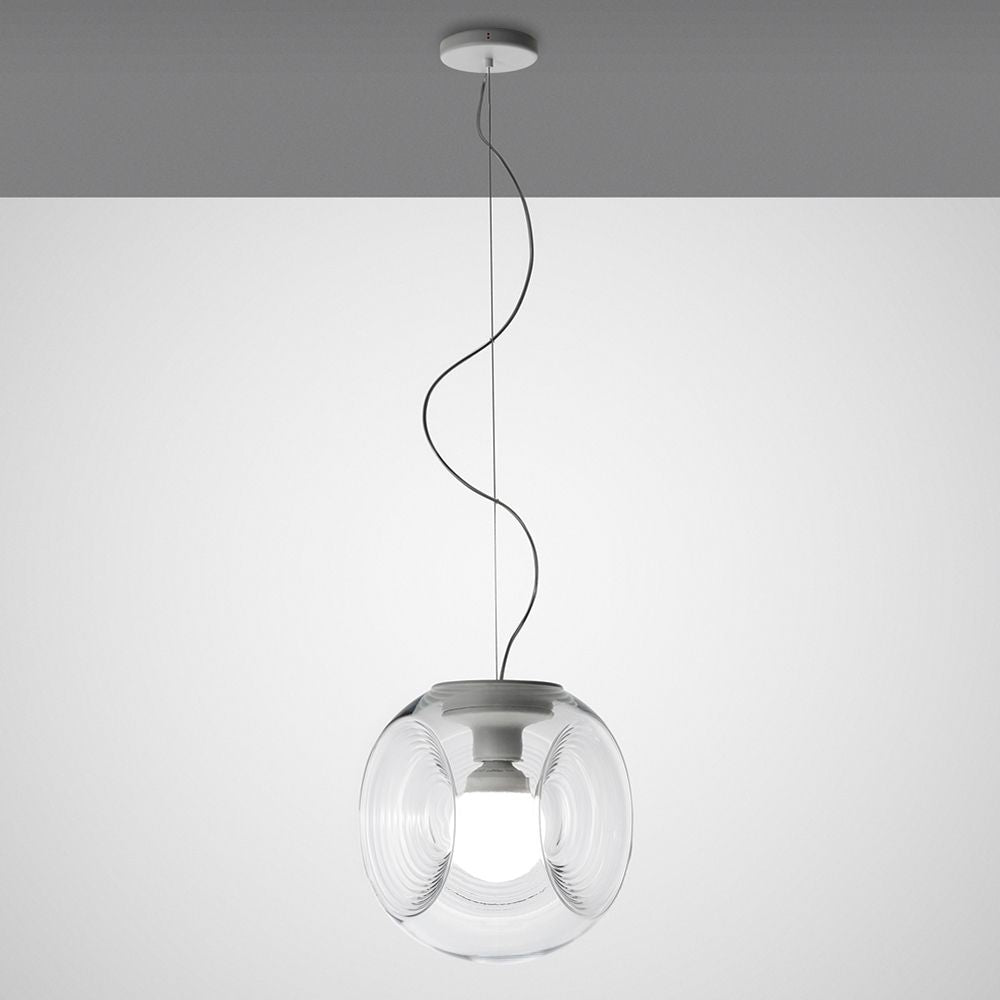 Fabbian Eyes Pendelleuchte Ø 35cm mit mundgeblasenem Glas und elegantem, raffiniertem Design
