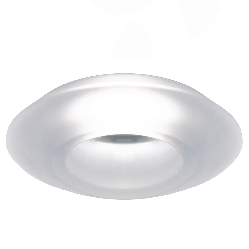 Fabbian Faretti Einbauleuchte Rombo 12V mit facettierter Form und transparentem Diffusor.