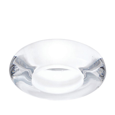 Fabbian recessed spotlight Tondo 12V: clear glass surface, simple design, suitable for various rooms.