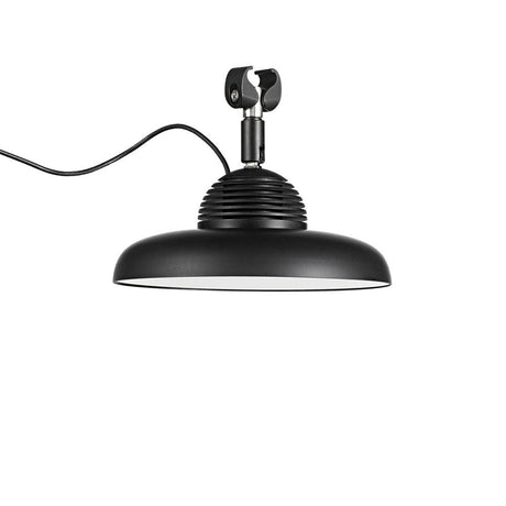 Fabbian Freeline LED track light Ø 15 cm in elegant black, a modern lighting solution for any room.
