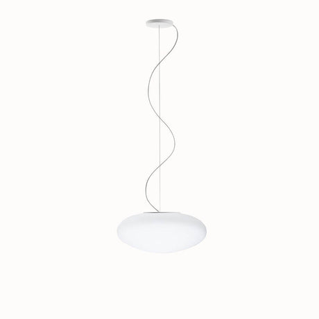 Fabbian Lumi Pendellampe White Ø 42cm, hängende Lampe mit klassischem Design und warmem Licht.