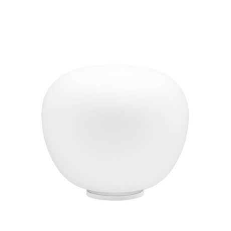 Fabbian Lumi Tischleuchte Mochi Large, elegante weiße Tischlampe mit klassischer Form für jeden Raum.