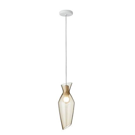 Fabbian Malvasia Hängeleuchte Ø 15cm in eleganter Form mit schimmerndem Glas und hängender Aufhängung.