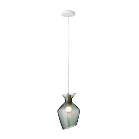 Fabbian Malvasia Hängeleuchte Ø 20cm in modernem, eleganten Design mit schimmerndem Glas.