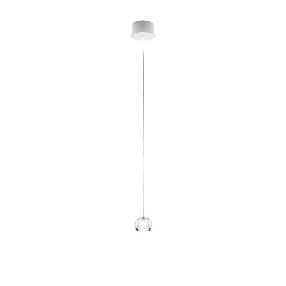 Fabbian Multispot LED-Hängeleuchte Beluga rund mit schickem, runden Design und verstellbarem Lichtpunkt.