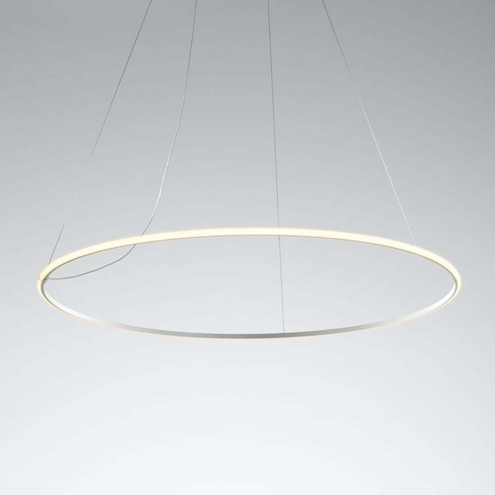 Fabbian Olympic LED-Hängeleuchte Ø 138,7cm in modernem Design mit LED-Diffusor.