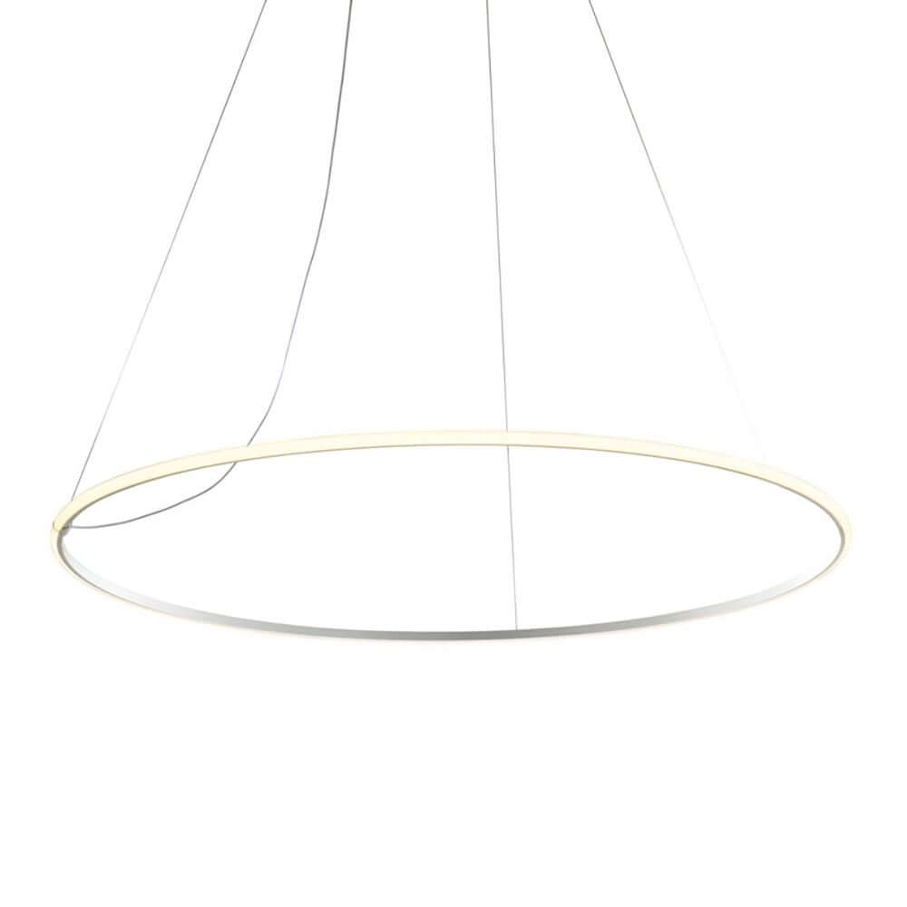 Fabbian Olympic Power LED-Hängeleuchte Ø 138,7cm mit modernem Design und hellem Diffusor.