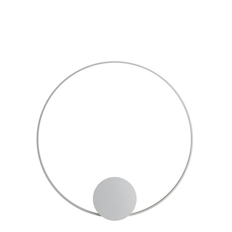 Fabbian Olympic Power LED wall light Ø 108.7 cm with modern, linear design and circular diffuser.