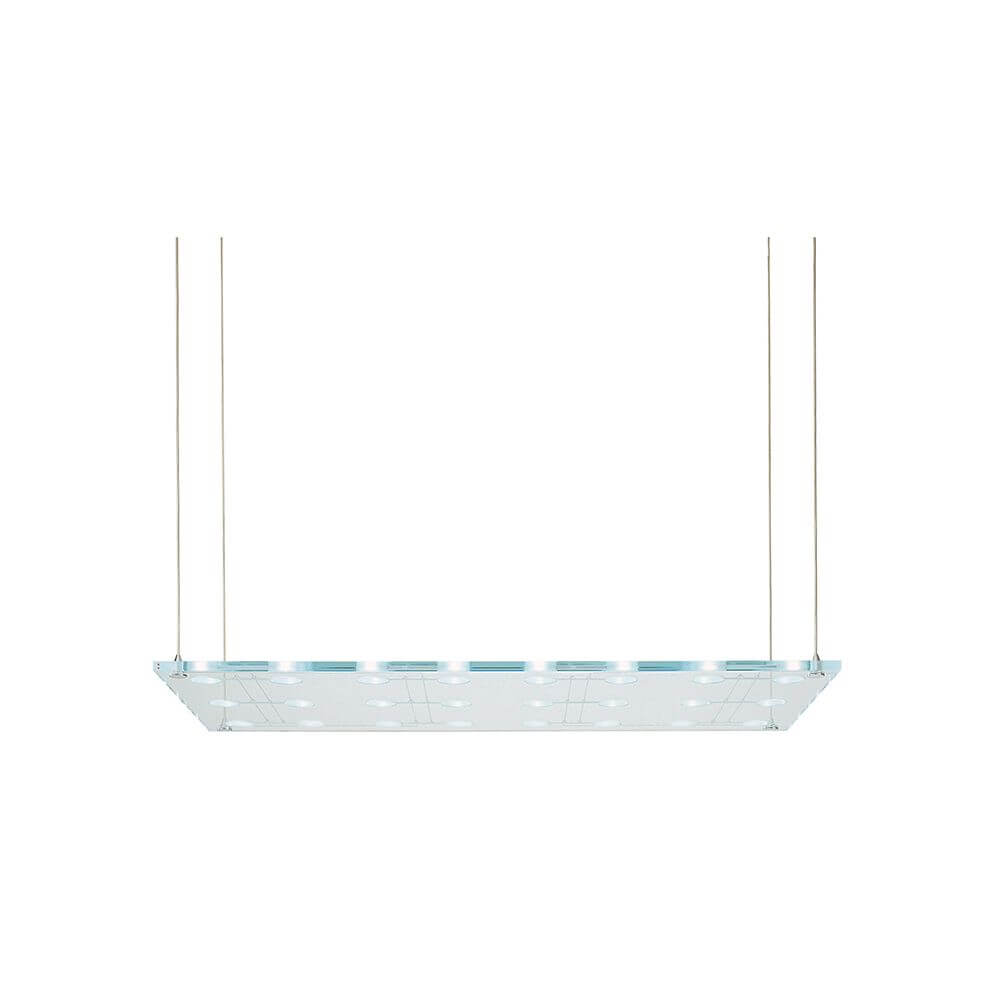Fabbian Sospesa Hängeleuchte 24-flammig mit Halogen- und LED-Lampen, elegant und modern.