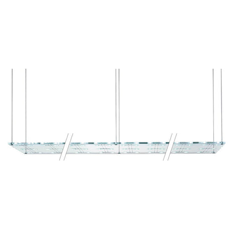 Fabbian Sospesa pendant light 72-light - elegant glass pendant light with soft light.
