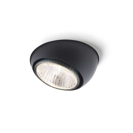 Fabbian Tools Einbauleuchte Ø 9cm GU10 in Schwarz mit einstellbarem Diffusor für präzises Licht.
