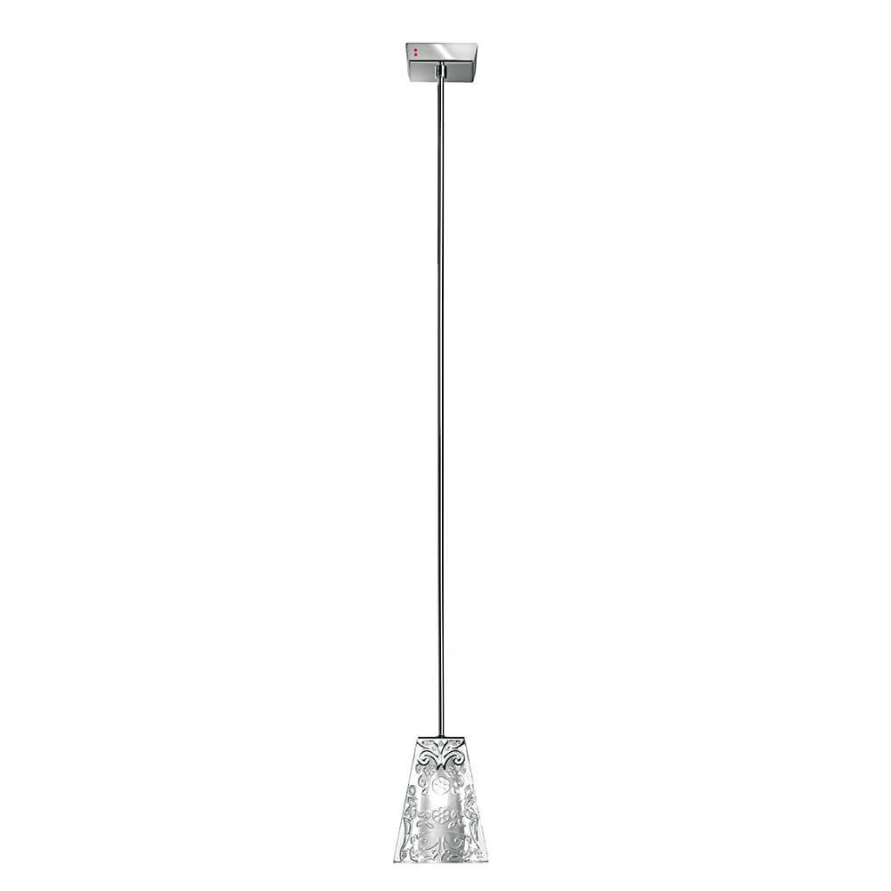 Fabbian Vicky Pendelleuchte mit kristallinem Diffusor und elegantem Design für moderne und luxuriöse Räume.