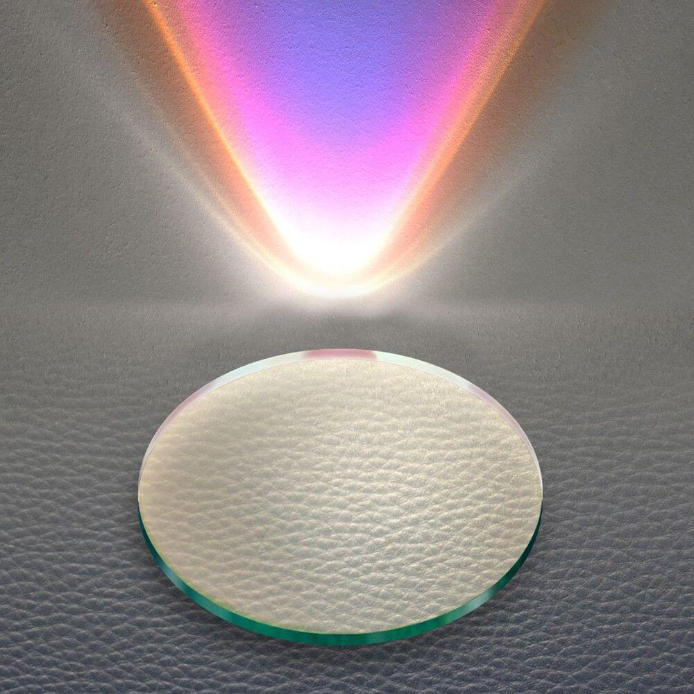 Farbfilter Multicolor für Beam Wandleuchte, der eindrucksvolle Lichtkegel erzeugt.