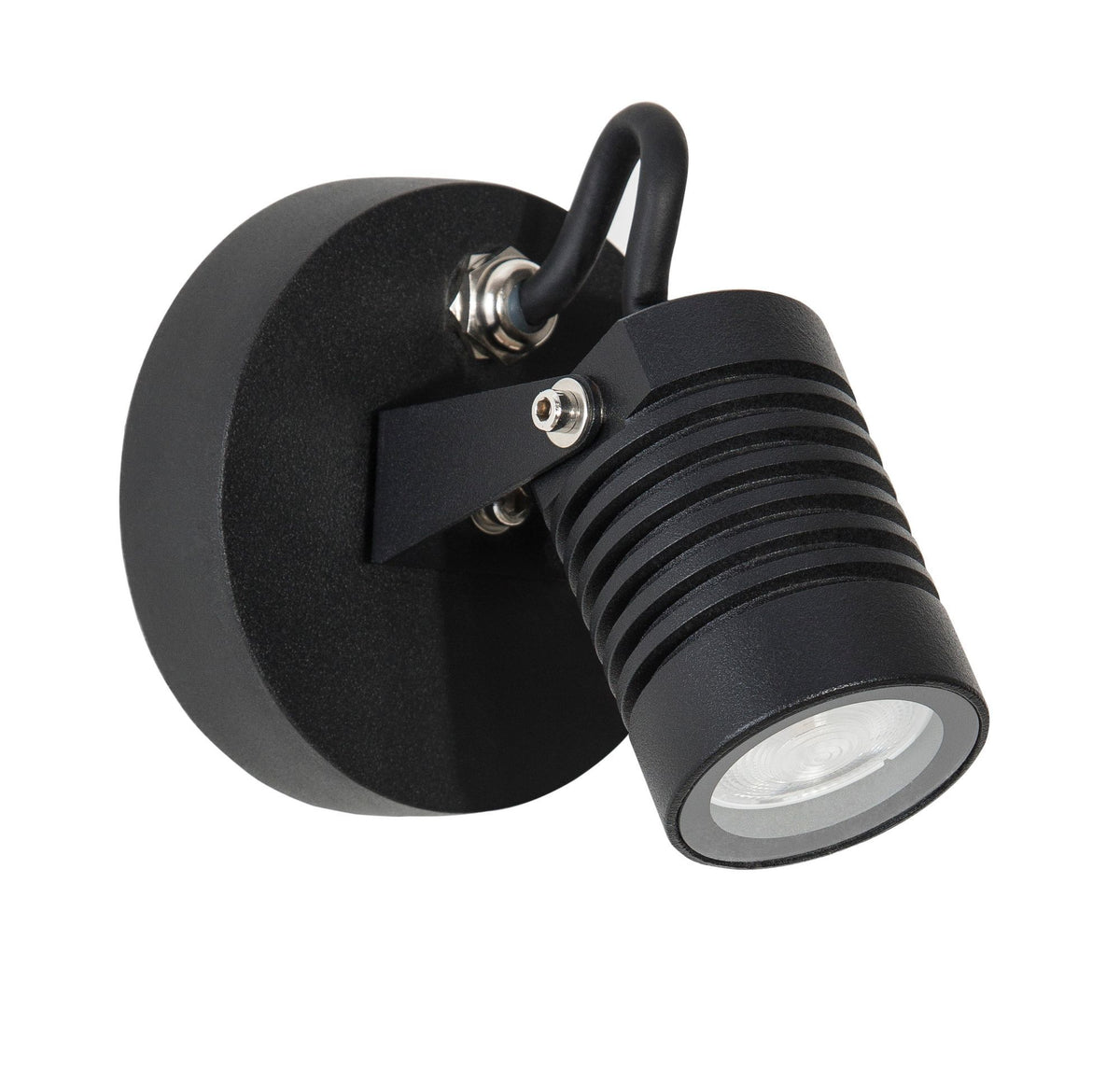 Fend LED Außenwandleuchte Base Hoch 3000K Schwarz IP65 (2)