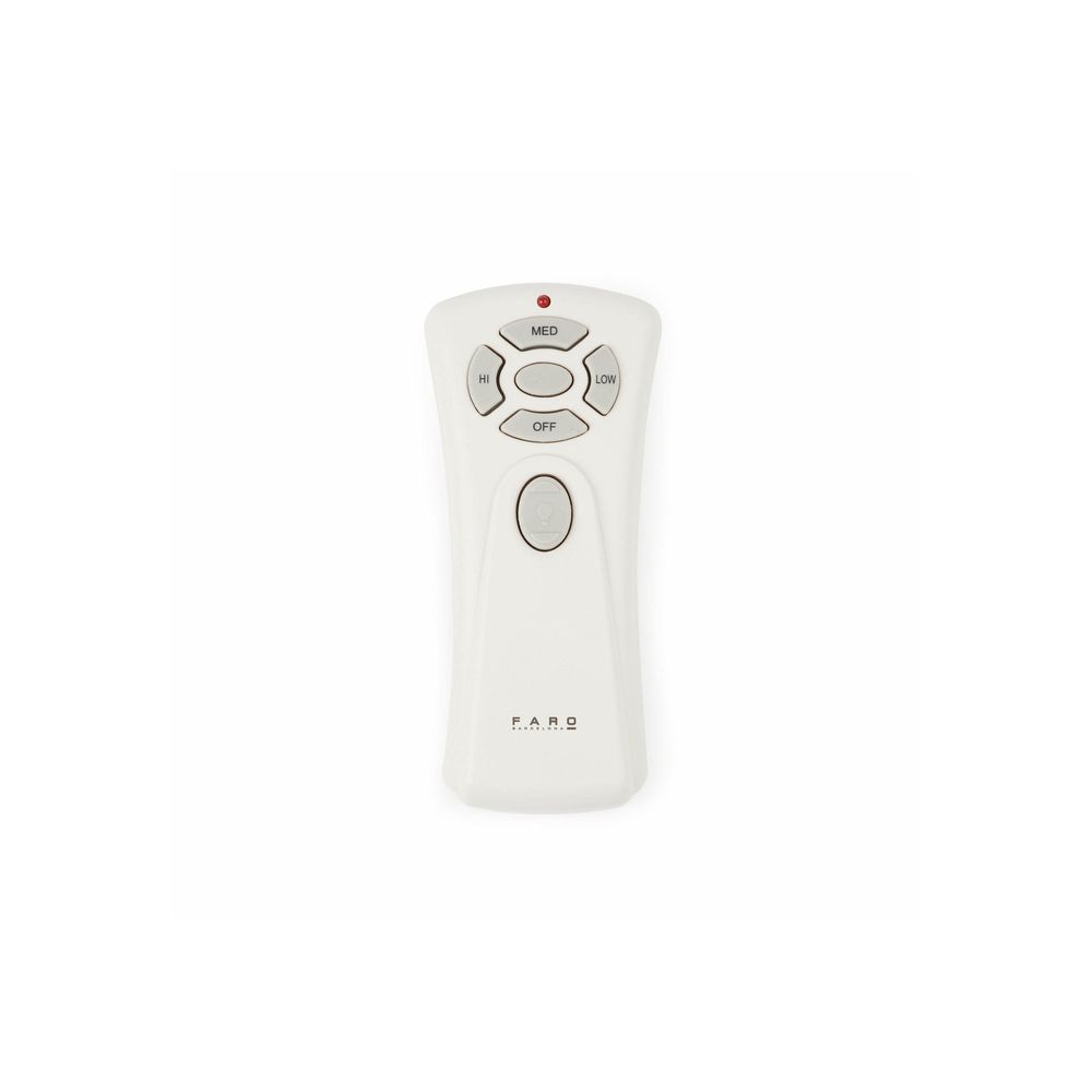 Fernbedienung für Ventilatoren Dimmbar/Ein/Aus von Faro Barcelona in Weiß