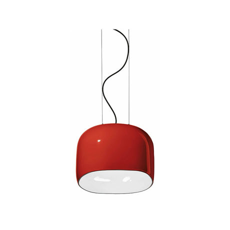 Ferroluce Ayrton L Hängeleuchte 38cm in knalligem Rot mit modernem Design, ideal für Ihr Zuhause.