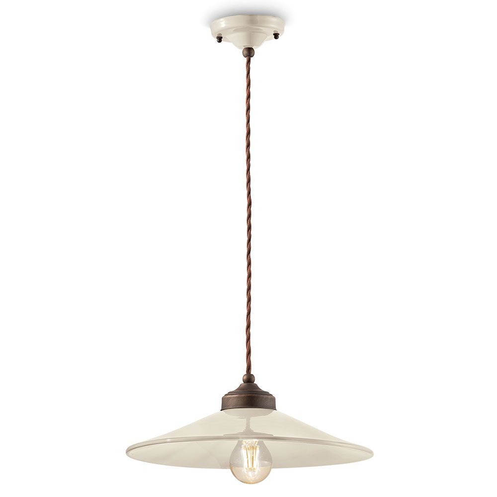 Ferroluce Colors Hängeleuchte Ø 35cm in elegantem Design für moderne und klassische Wohnräume.