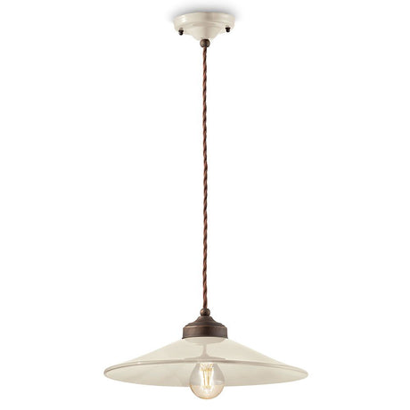 Ferroluce Colors Hängeleuchte Ø 35cm in elegantem Design für moderne und klassische Wohnräume.