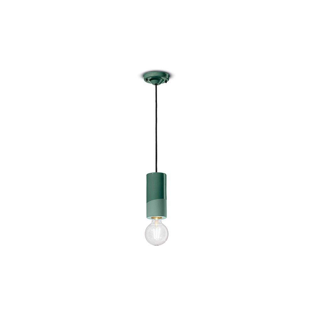 Ferroluce Hängeleuchte Pi 18cm in schlankem, farbenfrohem Design, ideal für jeden Wohnbereich.