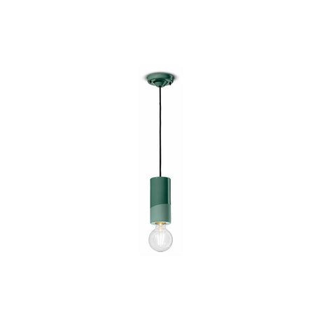 Ferroluce Hängeleuchte Pi 18cm in schlankem, farbenfrohem Design, ideal für jeden Wohnbereich.
